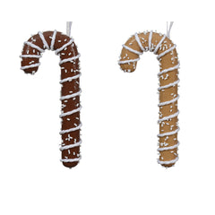 Decoris Foam Candy Cane 17cm - 2 Assorted,