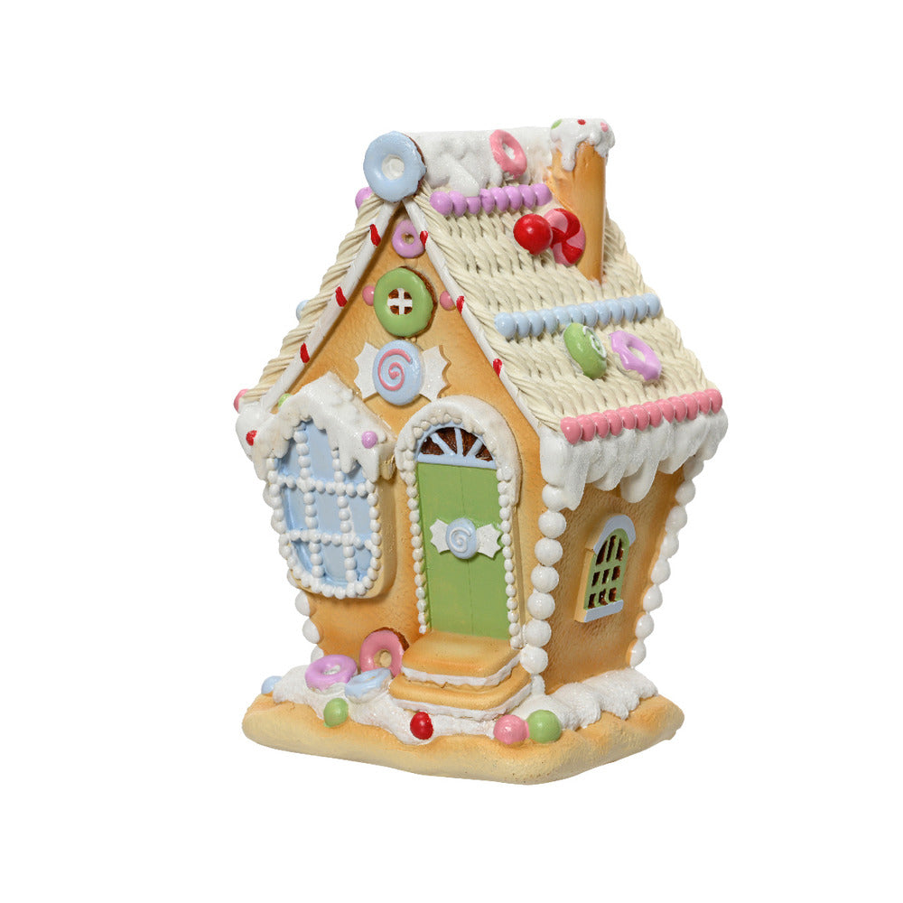 Decoris Polyresin Sweets House 12 x 19cm,