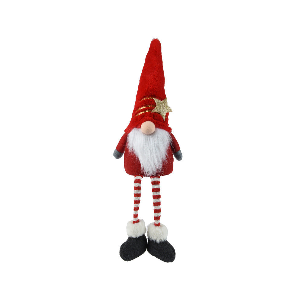 Decoris Polyester Gnome with Dangling Legs 63cm,