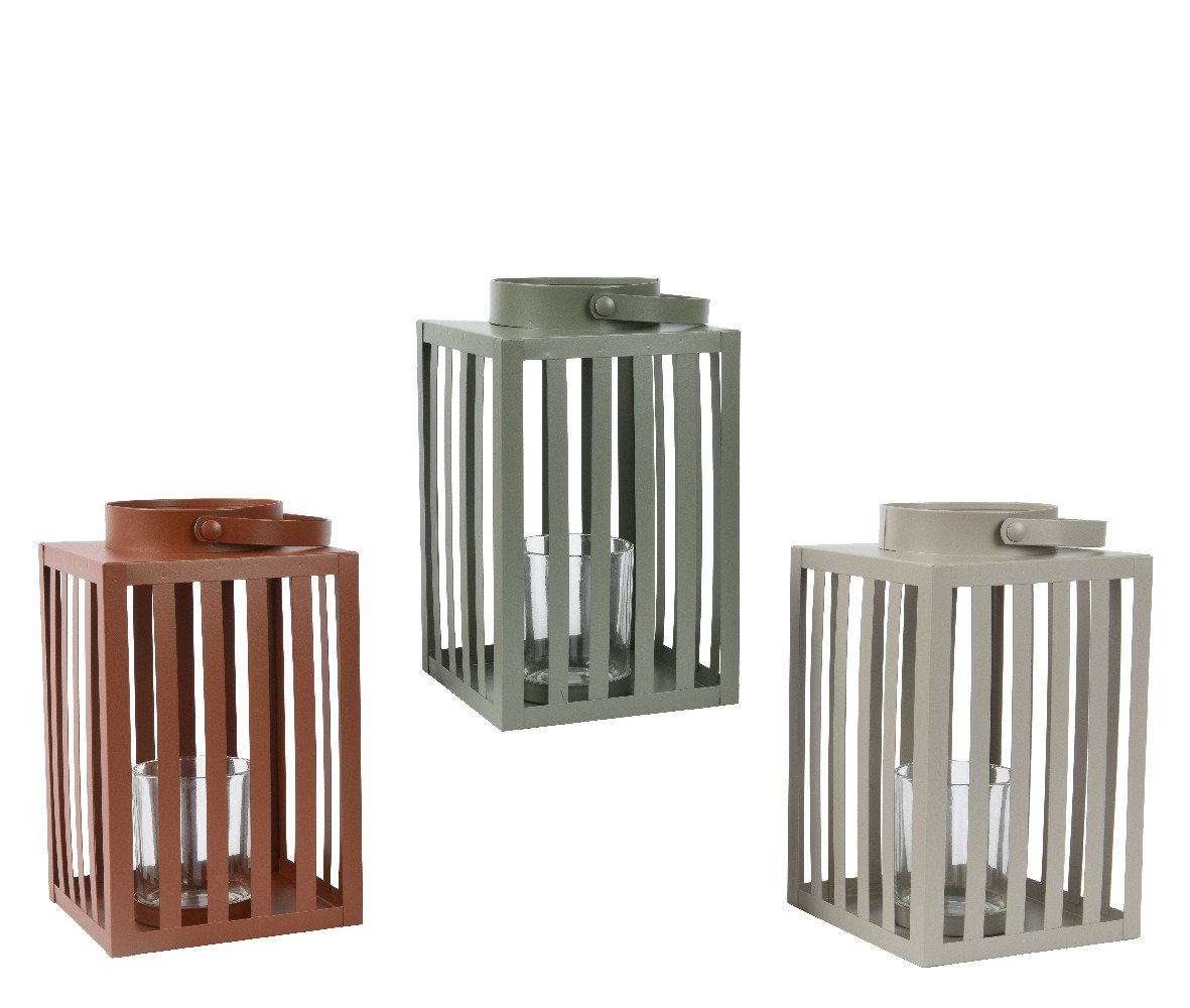 Decoris Iron Candleholder 20cm - 3 Assorted