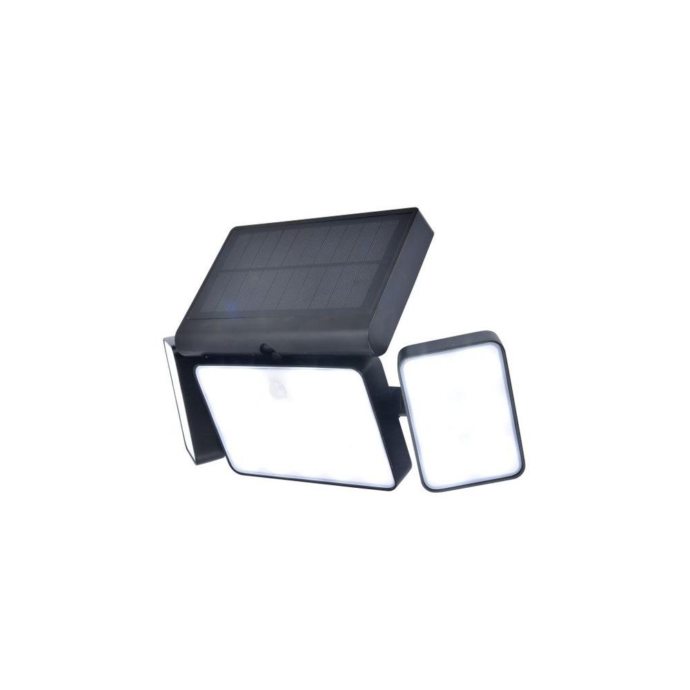 Lutec Tuda Smart Solar Led Wall Light 2700K to 6500K and RGB - Matt Bl ...
