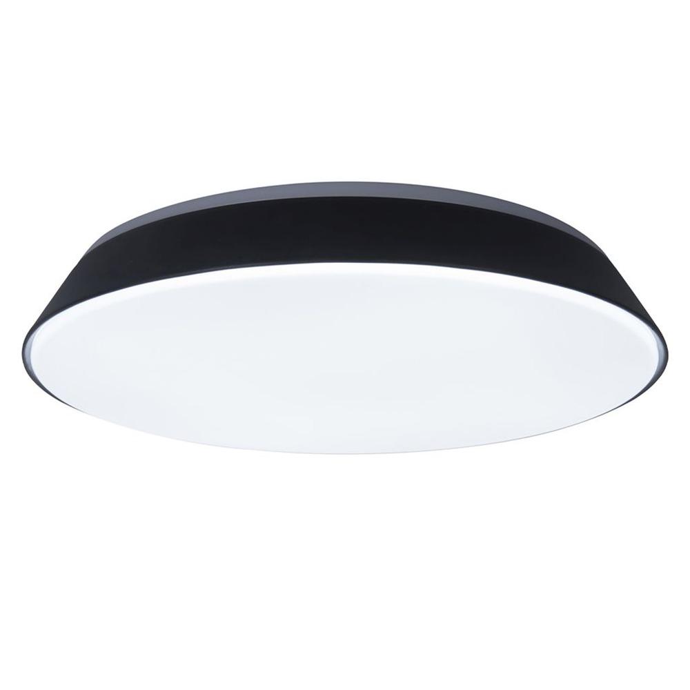 Lutec Panter Smart Led Ceiling Light 2700K to 6500K and RGB - Matt Black,