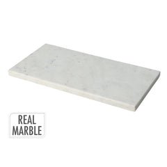 Marble board 30x10x1.5cm - White ,