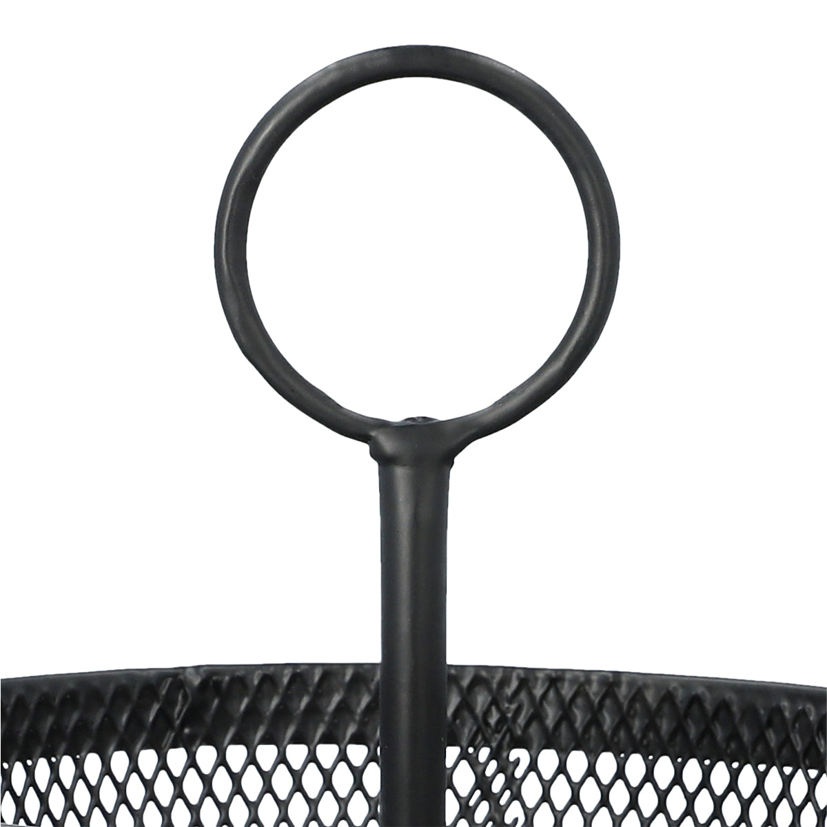 Homla Gridio Two-Story Basket  Black 31X26 cm