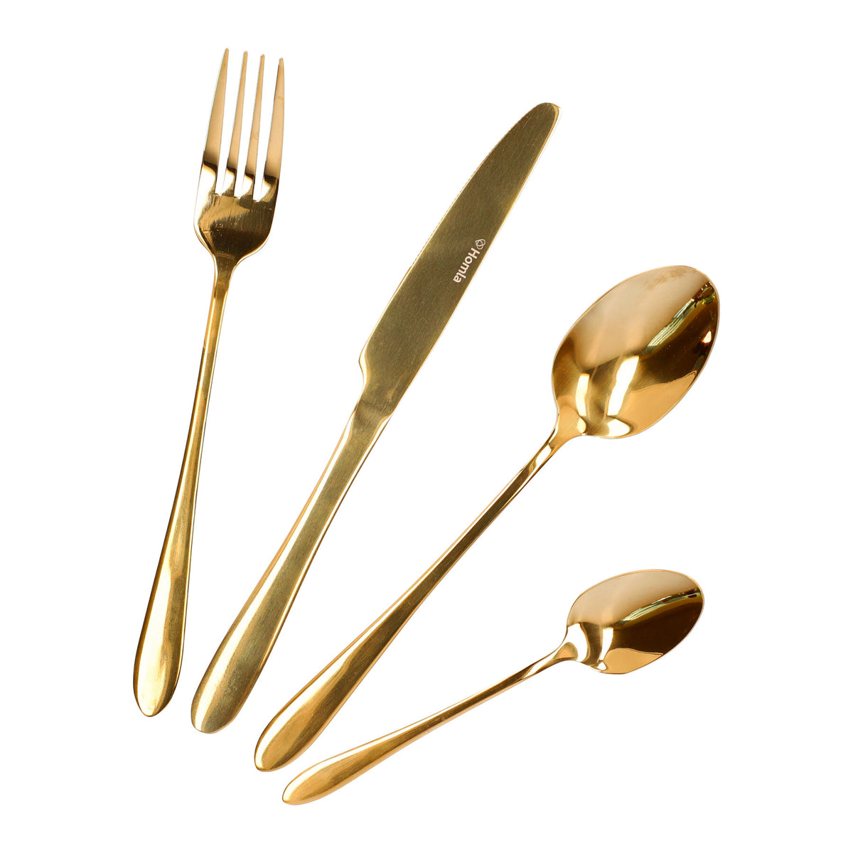 Homla Abele Cutlery Set Golden 16 Pcs.