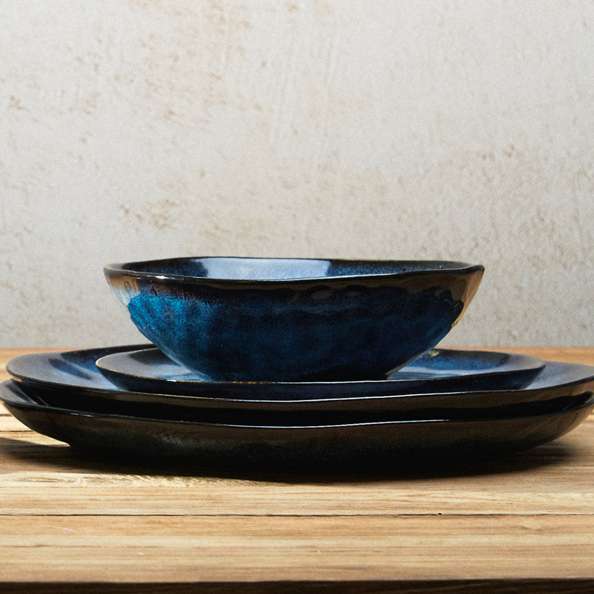 Homla Casper Bowl Navy Blue 17X6 cm