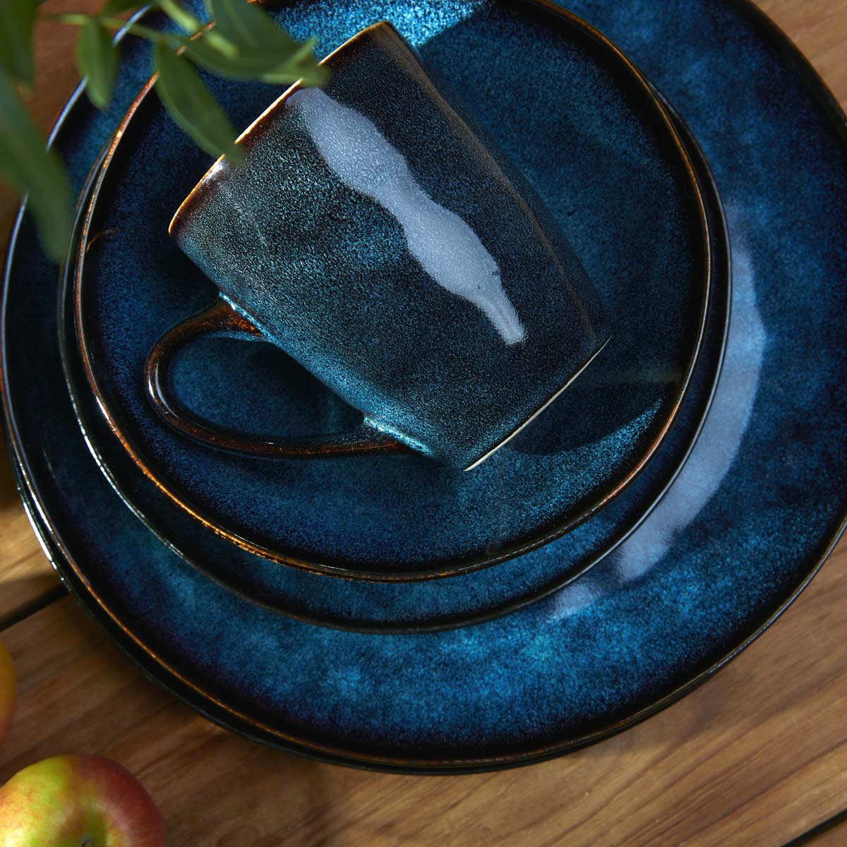 Homla Casper  Dinner Plate Navy Blue 27 cm