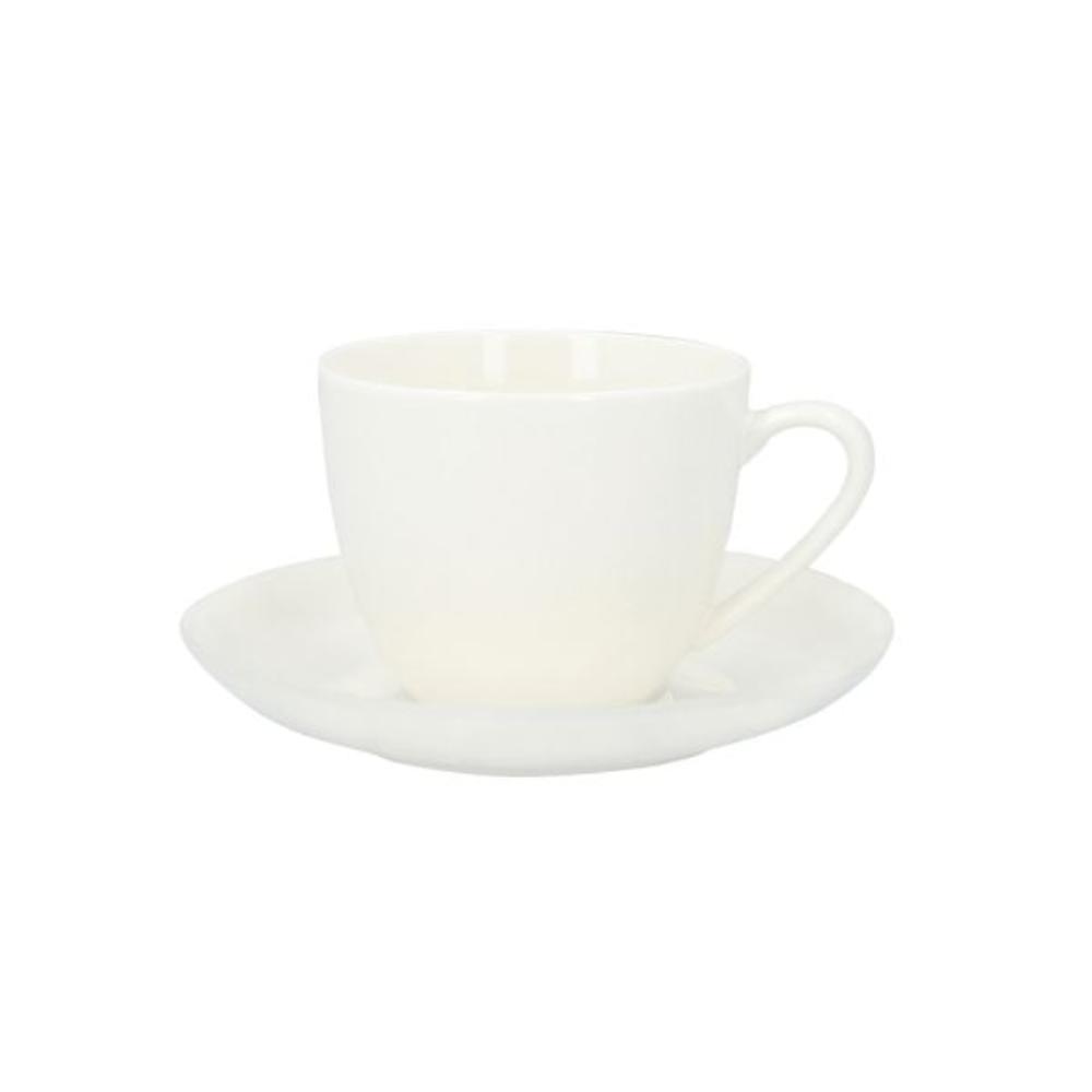 Homla Auro Cup And Saucer White 0,21 L