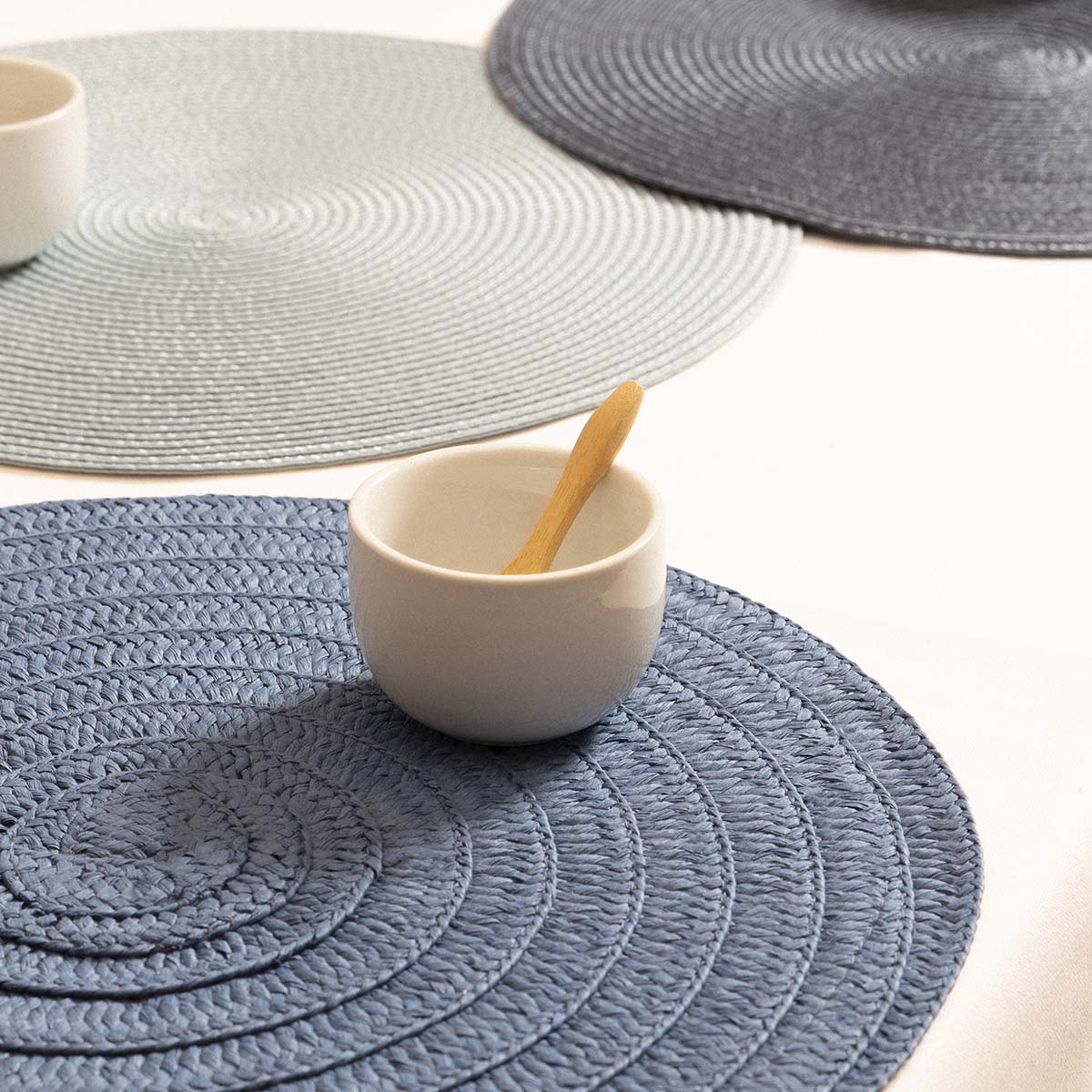 Homla Cord Placemat Pistachio 38 cm