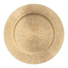 Homla Raggi Decorative Plate Golden  33 cm