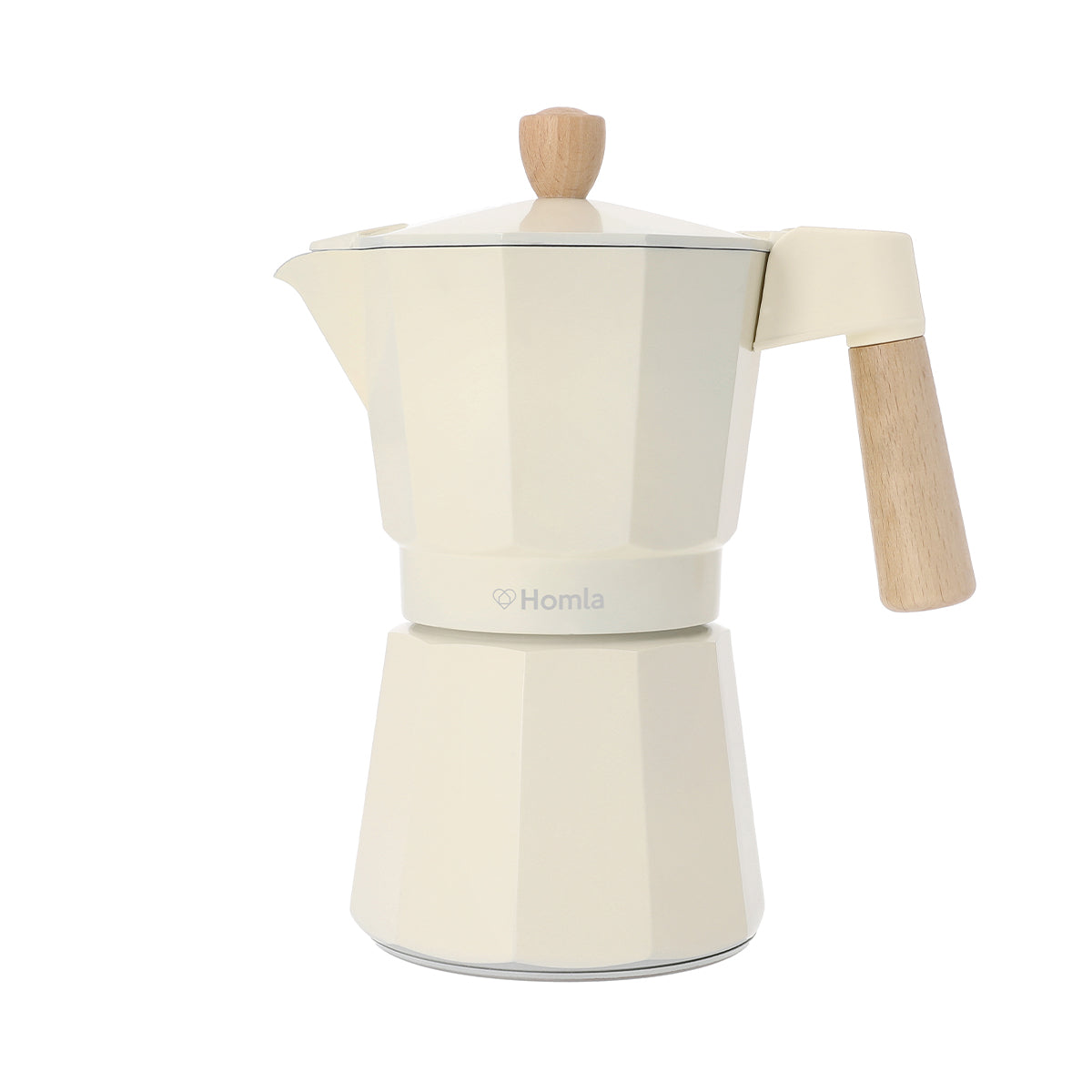 Homla Mia Mokka Coffee Maker Beige 6 Cup