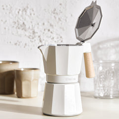 Homla Mia Mokka Coffee Maker Beige 6 Cup