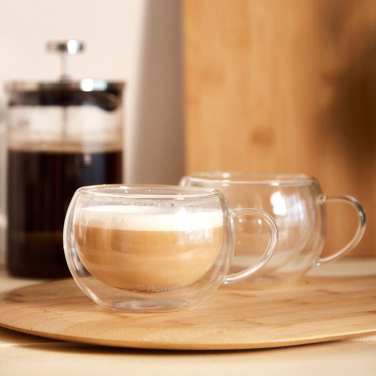 Homla Cembra Thermo Cups Transparent 0,27 L, 2 Pcs