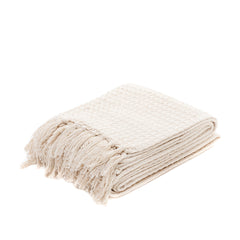 Homla Vaffel Plaid Ecru 130X170 cm