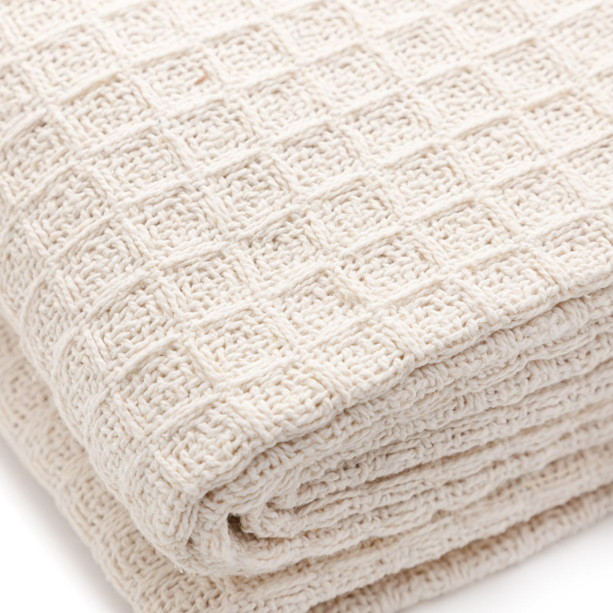 Homla Vaffel Plaid Ecru 130X170 cm