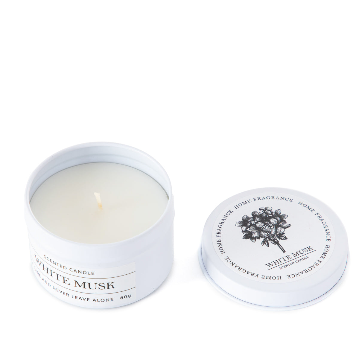 Homla Billy Scented Candle Black 60G