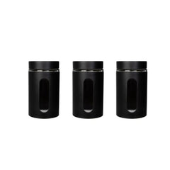 Homla B2Lenze Set Of Containers Black 3 Pcs..