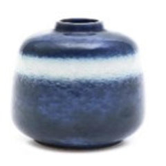 Homla Soleto Vase Navy Blue 15,5X15,5X22 cm