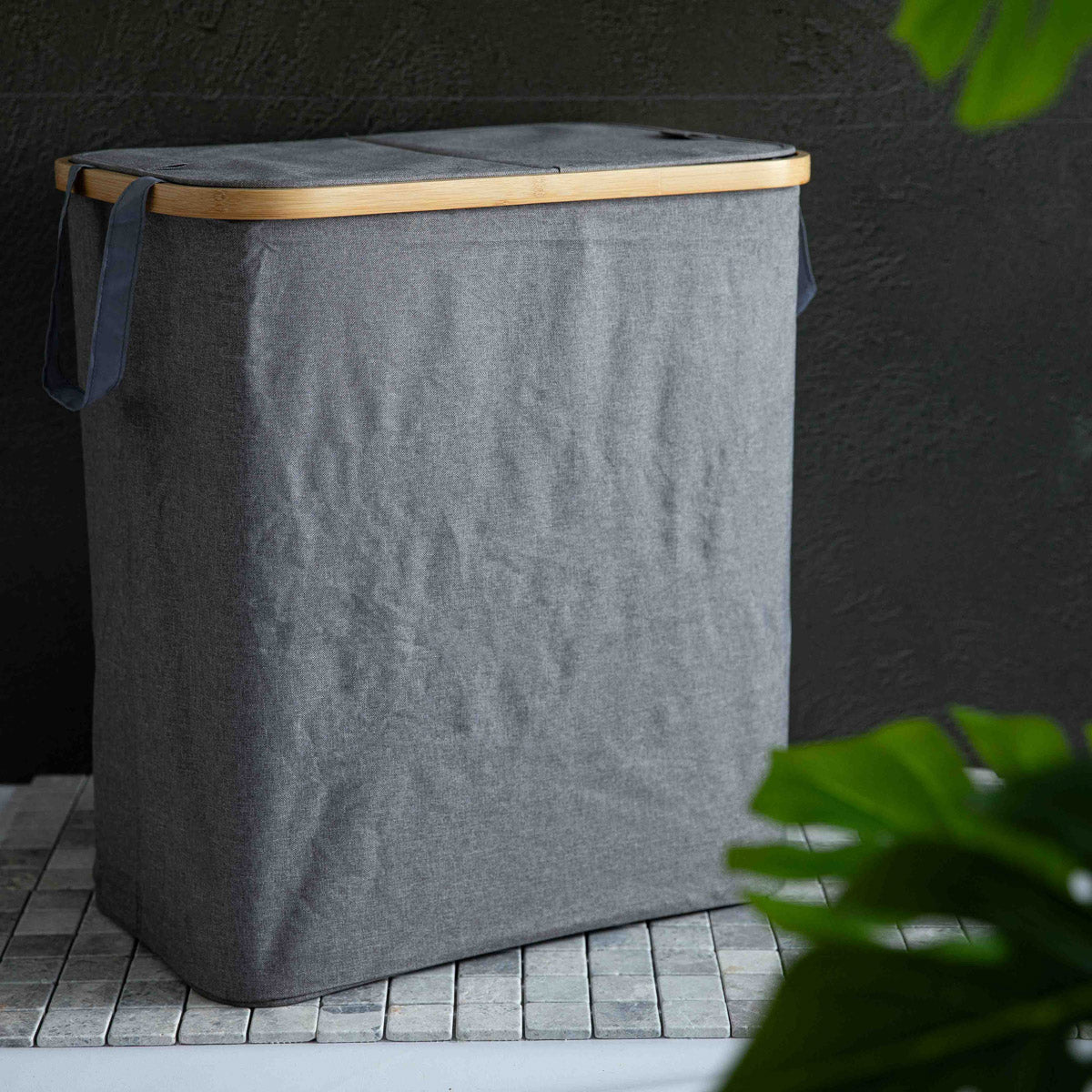 Homla Nellie Basket Grey 55.5*34.5*60