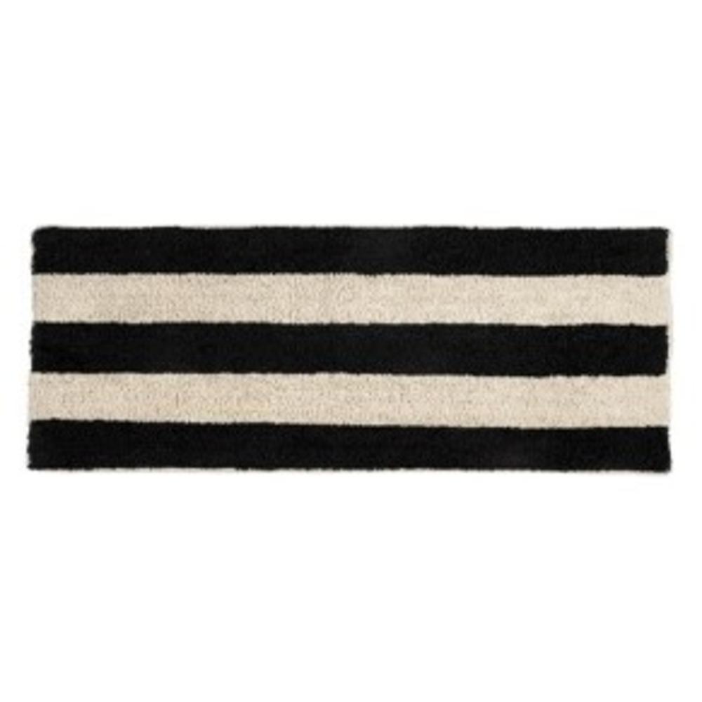 Homla Maryposa Bath Mat Black/White 50X80 cm