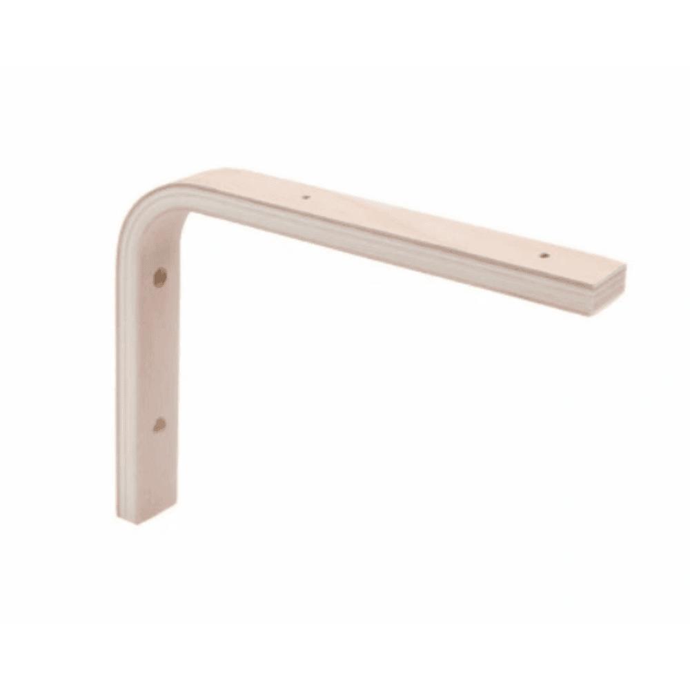 Spaceo 15 x 20cm Shelf Bracket Set of 2 Pieces - Natural