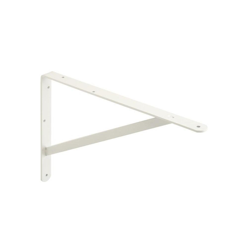 Dolmen 26.8 x 40cm Shelf Bracket 60kg - White