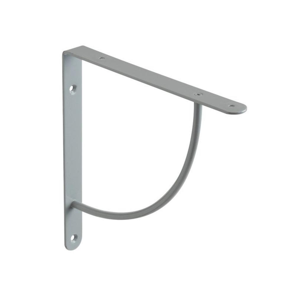 Dolmen 23 x 23cm Shelf Bracket 40kg - Grey