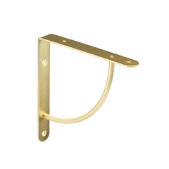 Bi Bop 18 x 18cm Shelf Bracket 30kg - Brass