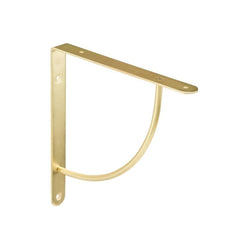 Bi Bop 23 x 23cm Shelf Bracket 40kg - Brass