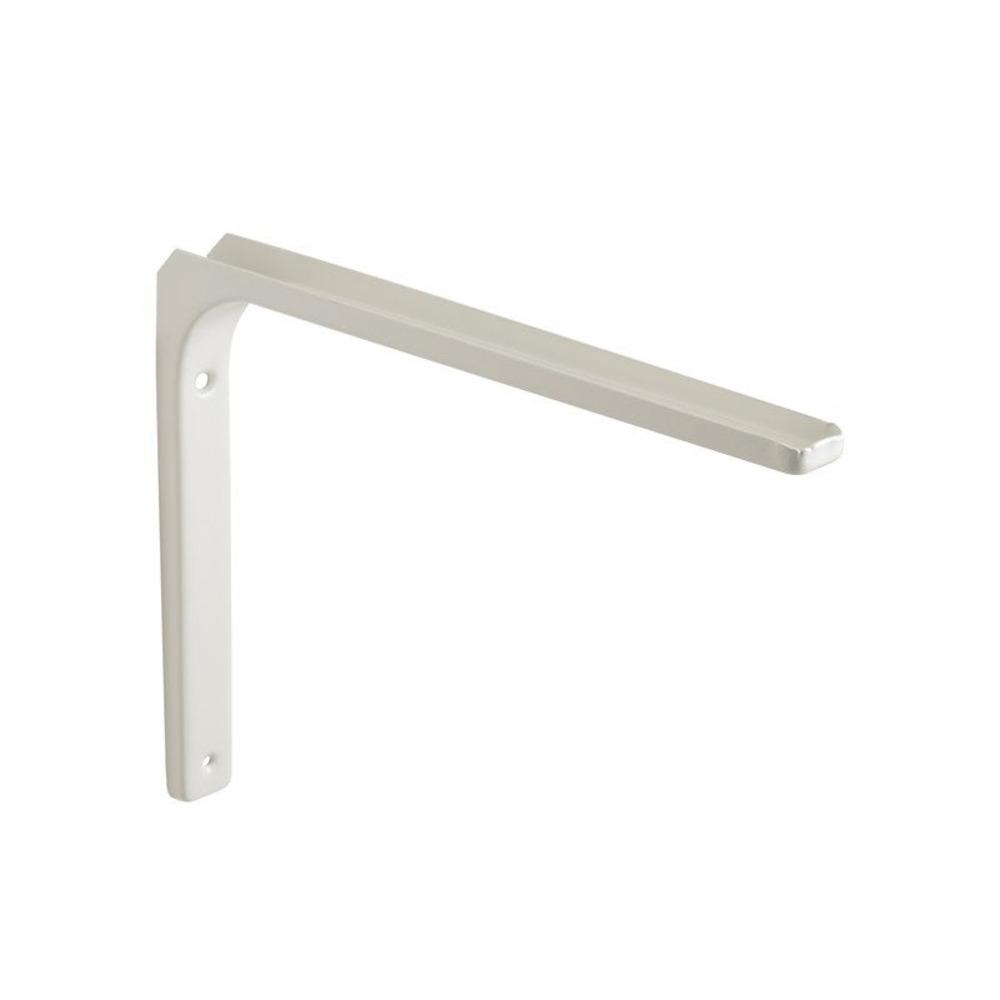 Modern 30 x 40cm Shelf Bracket 40kg - White