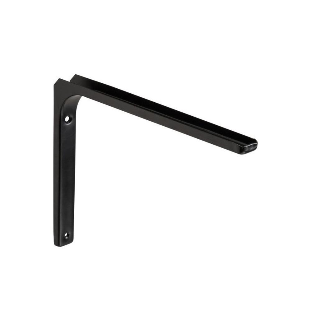 Modern 30 x 40cm Shelf Bracket 40kg - Black