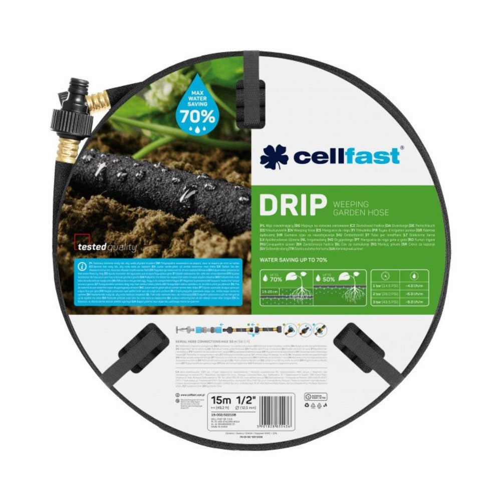 Cellfast Drip Weeping Hose 1/2'' 15m,