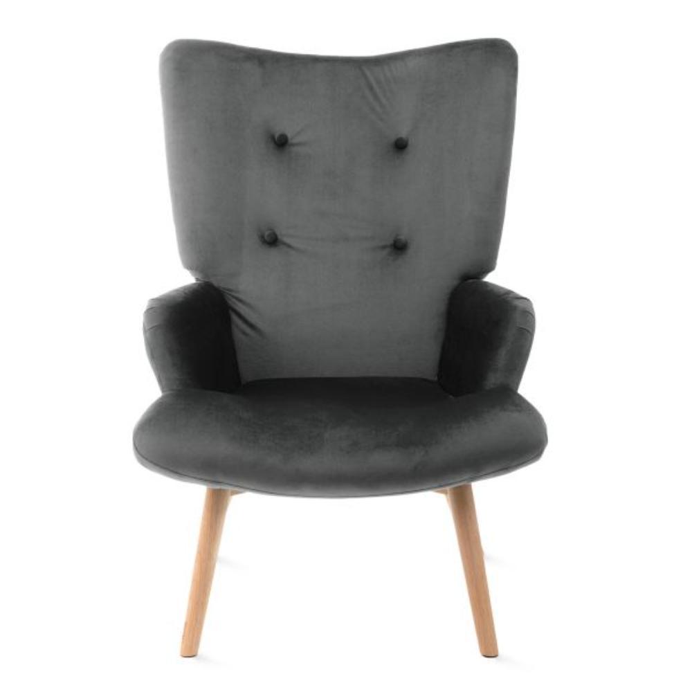 Homla Moss Armchair Grey 50X96 Cm