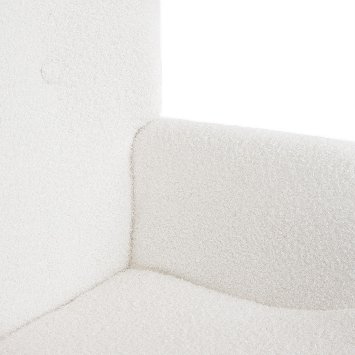 Homla Moss Teddy Boucle Armchair White  70X95 Cm