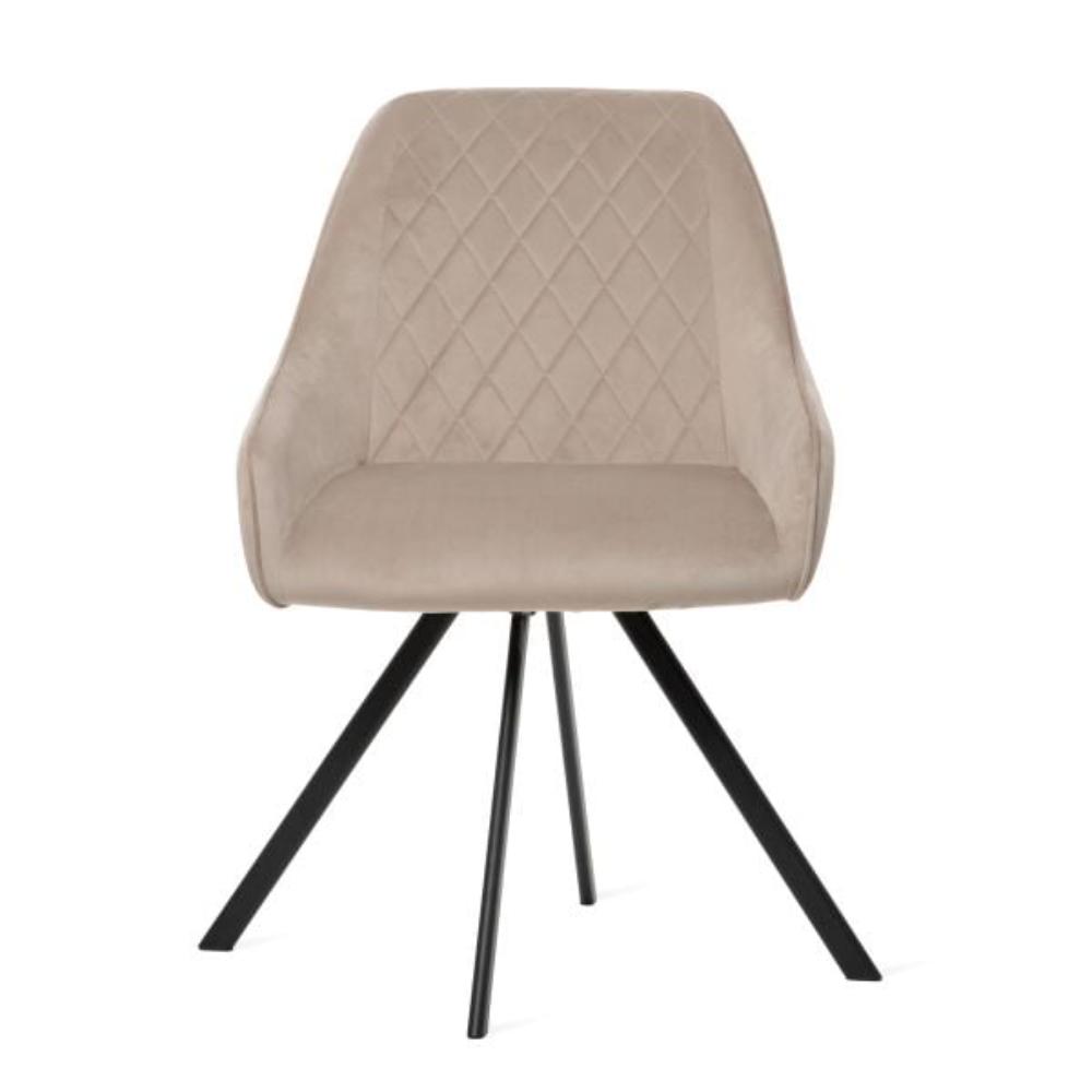 Homla Laurent Chair Beige 61X57X84 Cm, Sh: 50Cm