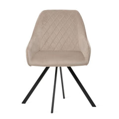 Homla Laurent Chair Beige 61X57X84 Cm, Sh: 50Cm