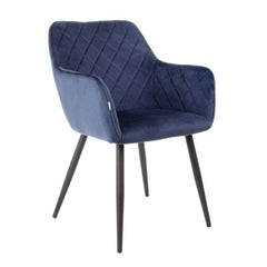 Homla Shelton Chair Navy Blue 56X60X84Cm