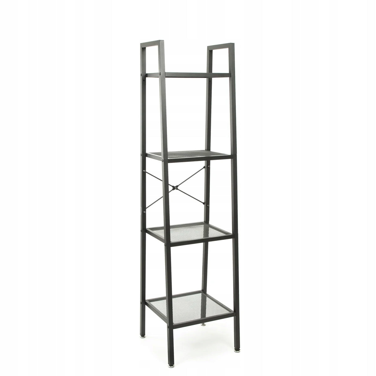 Homla Malmi Shelving Unit Black 35X35X135 Cm