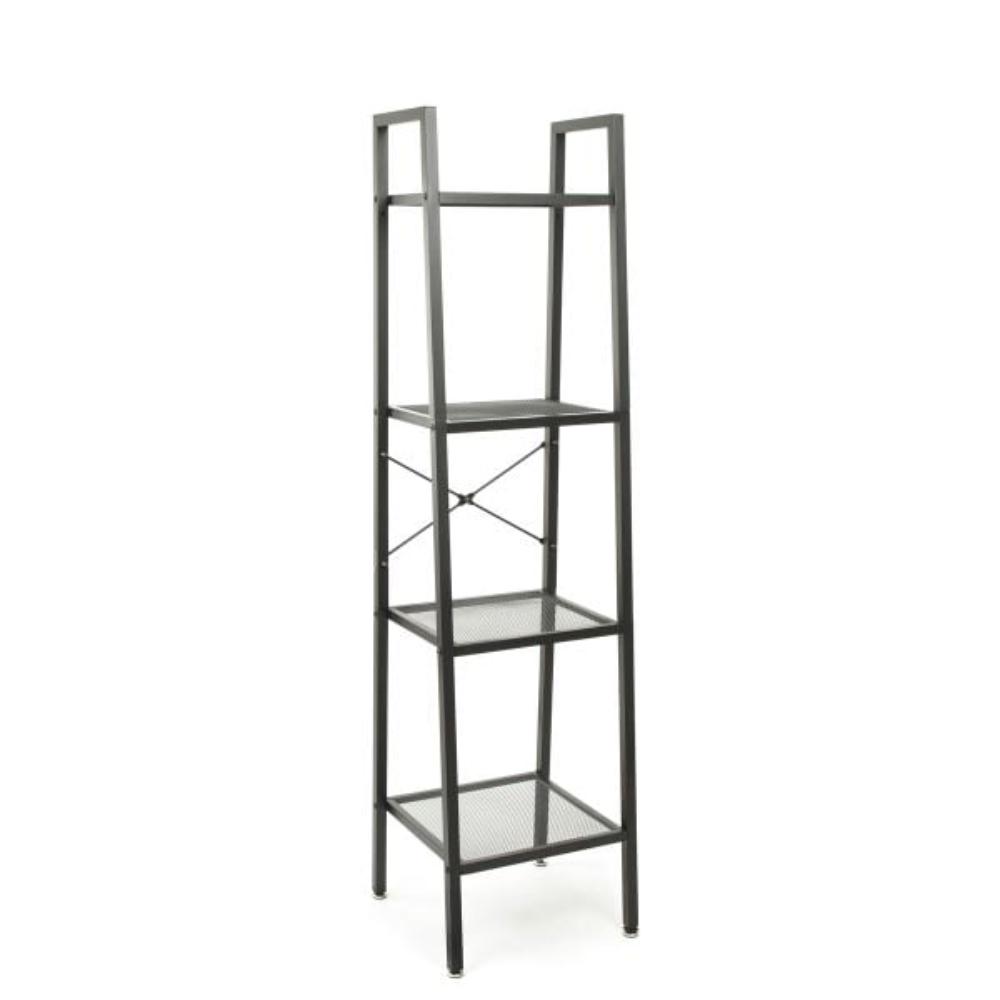 Homla Malmi Shelving Unit Black 35X35X135 Cm