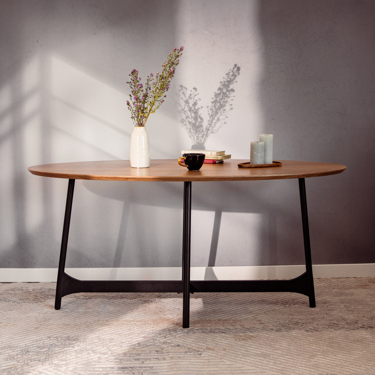 Homla Savelma Table Natural 120X60X45Cm