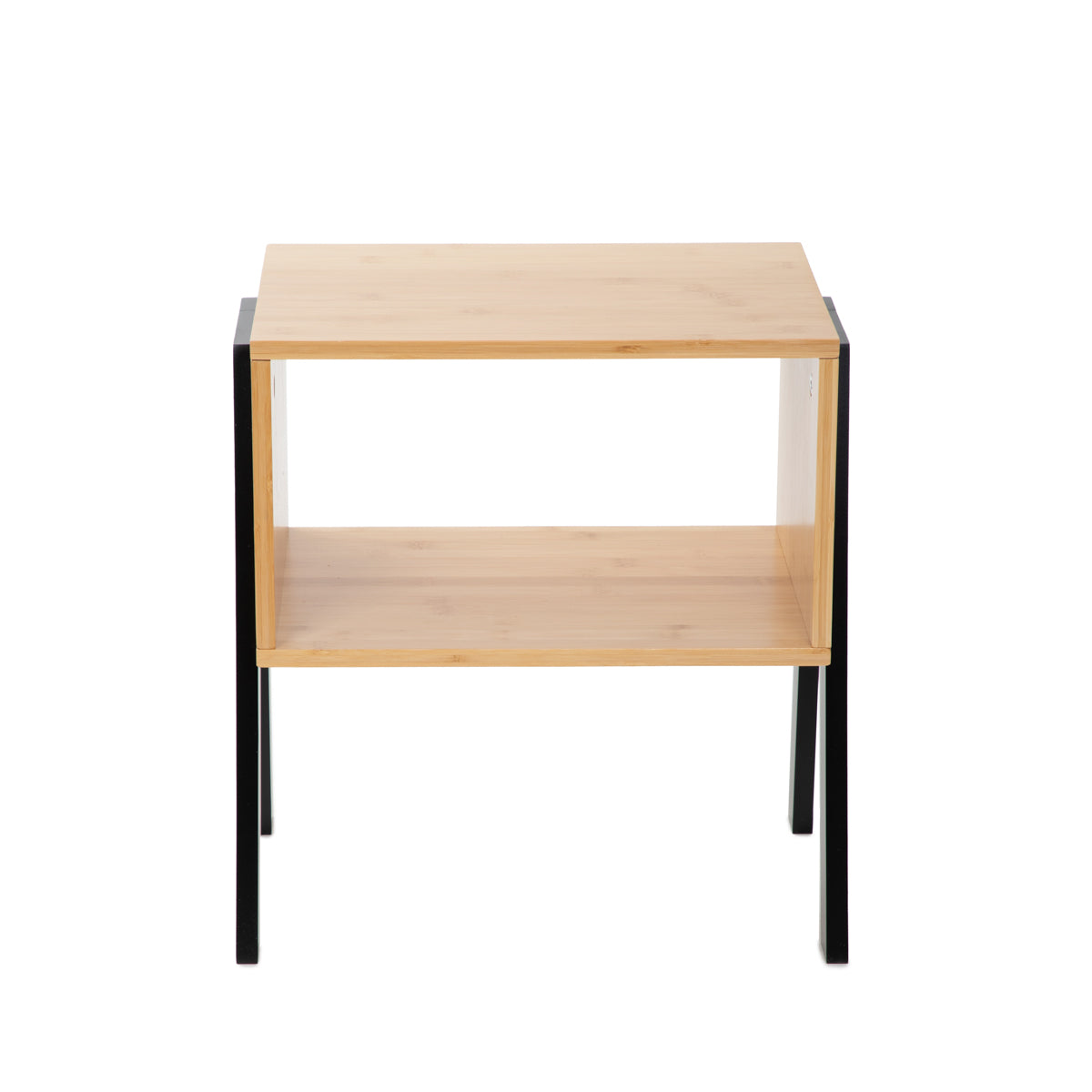 Homla Slumber Bedside Table Black 42X29X42 Cm