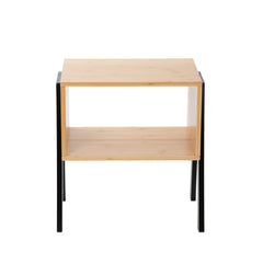 Homla Slumber Bedside Table Black 42X29X42 Cm