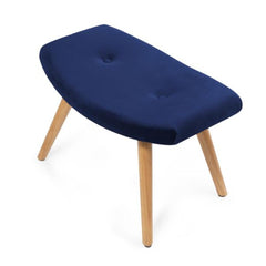 Homla Moss Footrest Navy Blue 61X41X38 Cm