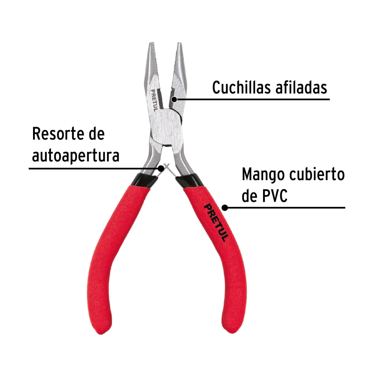 Truper Long Nose Mini Plier .