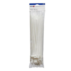 Lexman Cable Tie Pack of 100 Pieces 35cm x 0.75cm - White