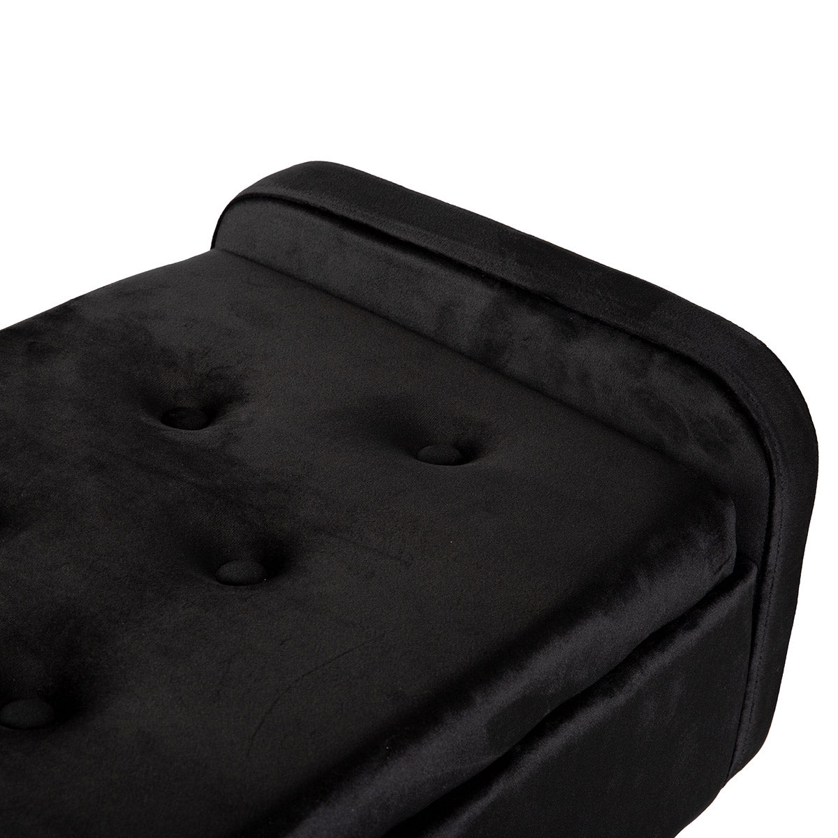 Homla Bench  Venlo  Velour Black  100X39X45Cm