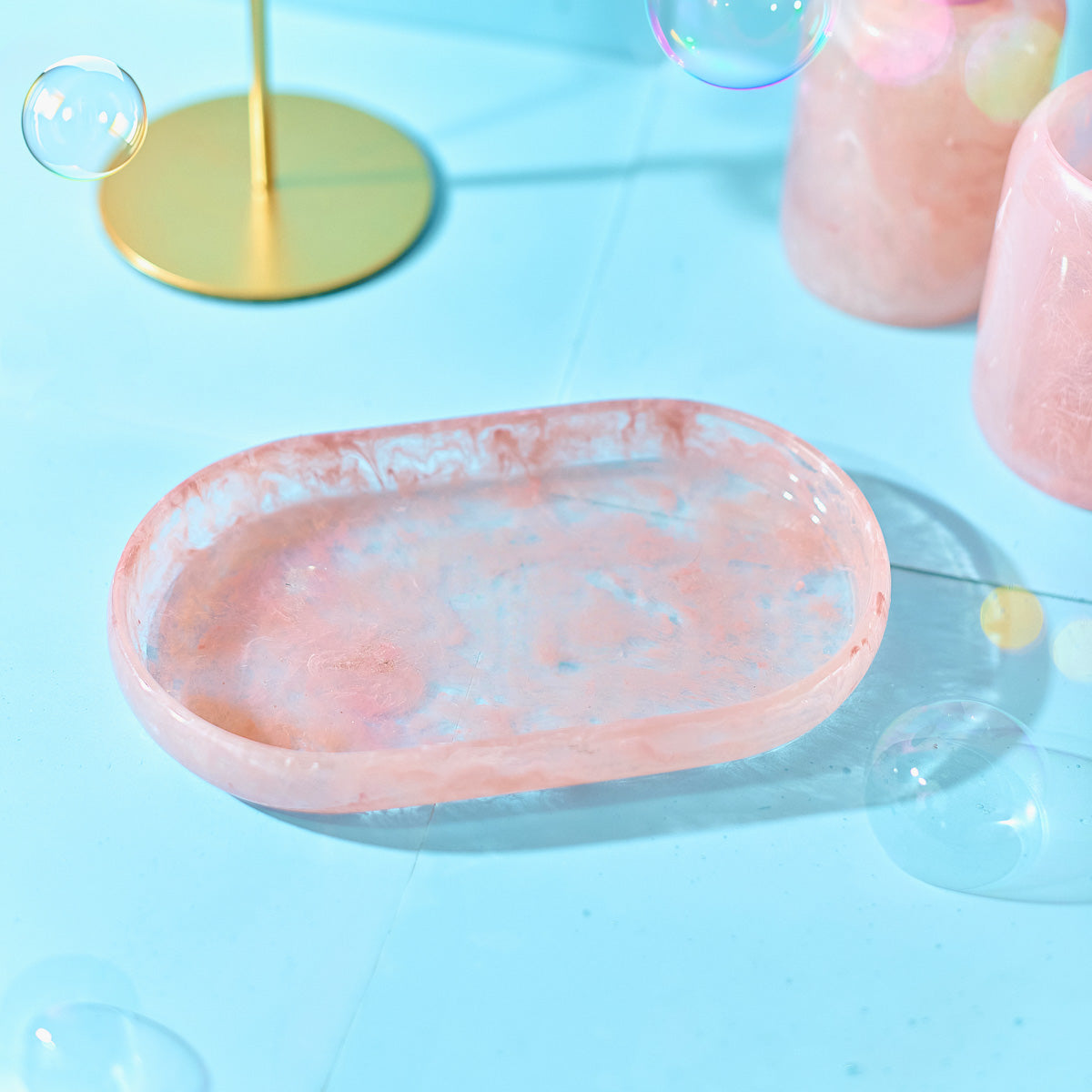 Homla Rosia Tray Pink  19X11X2,4 Cm