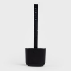 Homla SToilet brush REINA silicone black 12.3x6.2x36.5 cm