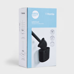 Homla SToilet brush REINA silicone black 12.3x6.2x36.5 cm