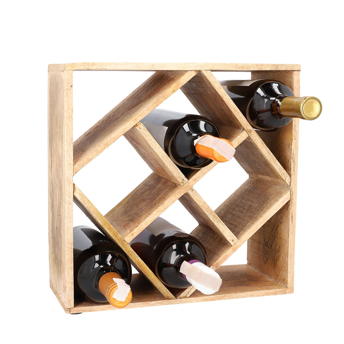 Homla Sjal Mango Wine Rack Natural 33X33 Cm